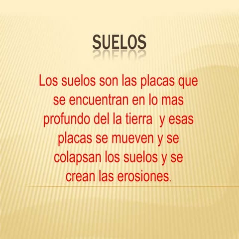 Suelos