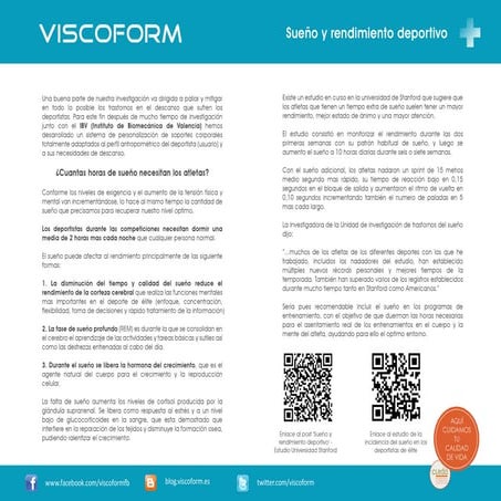 Viscoform - Colchon a medida para deportistas de élite - Sueño y rendimiento deportivo