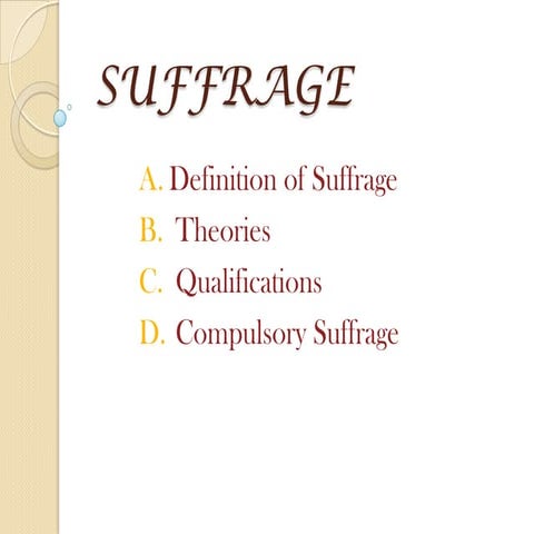 Suffrage | PPTX