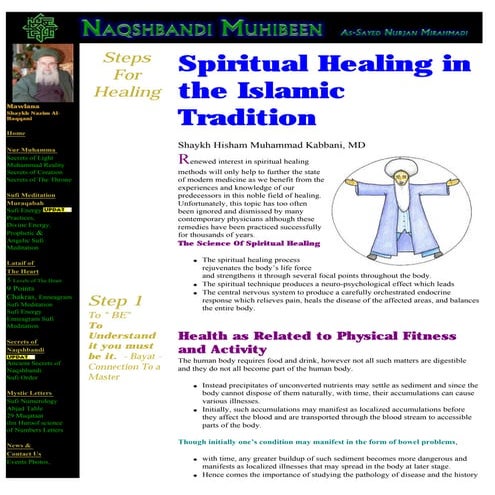 Sufi Spiritual Healing