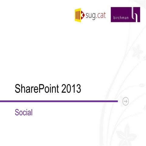 SUG.cat - SharePoint 15 Social