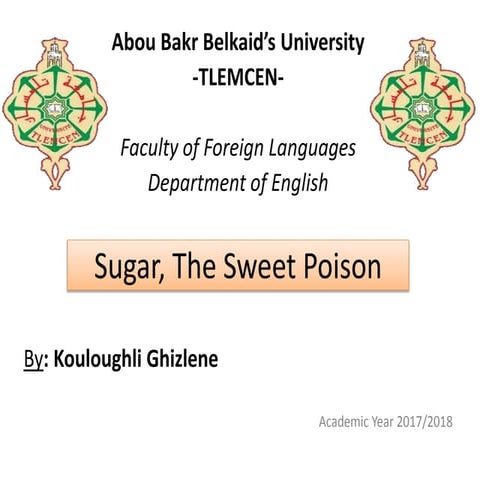 Sugar ppt | PPTX