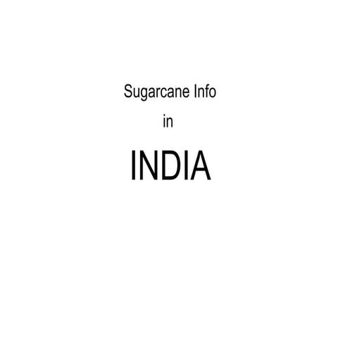 Sugarcane Ppt