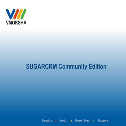Sugar crm community edition presentation 