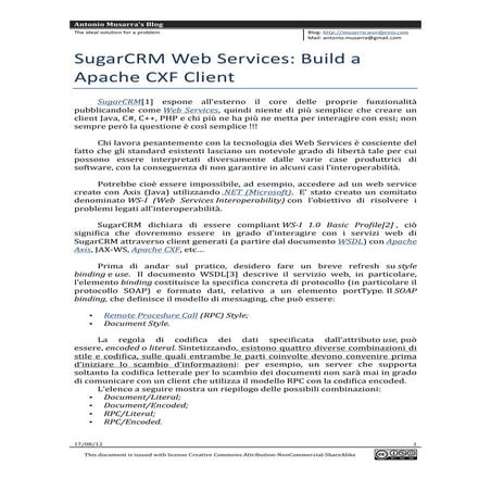 SugarCRM Web Services: Build a Apache CXF Client