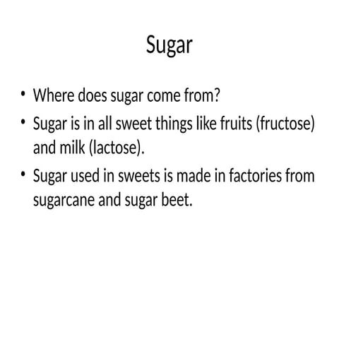Sugar_Presentation.pptx on full sugar and its history | PPTX