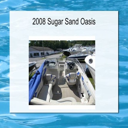 Sugar Sand Boat - Oasis