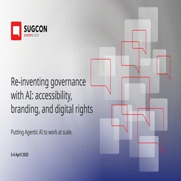 SUGCON Europe 2025 - Compliance with Gen AI