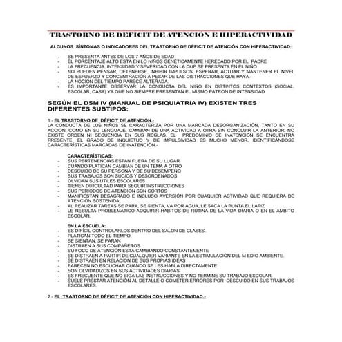 Sugerencias conducta