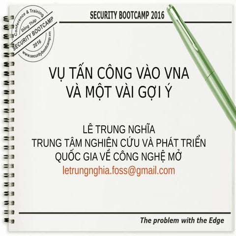 Suggestions after-vna-attack