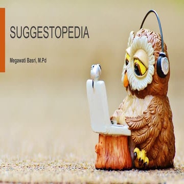 Introduction the Suggestopedia for Teaching