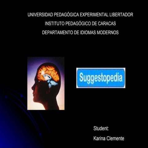 Suggestopedia  I I I