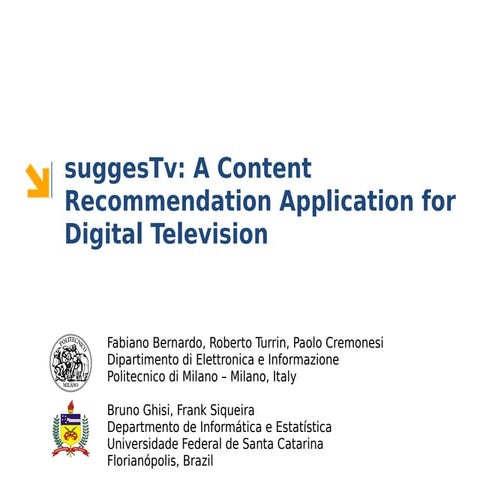 SuggesTV - webmedia 2011