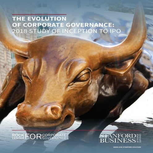 The Evolution of Corporate Governance: 2018 Study of Inception to IPO