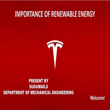 IMPORTANCE OF RENEWABLE ENERGY IN LATEST TECHNOLOGY