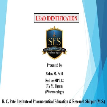 LEAD IDENTIFICATION BY SUHAS PATIL (S.K.)