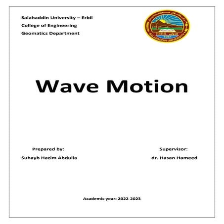 Wave Motion