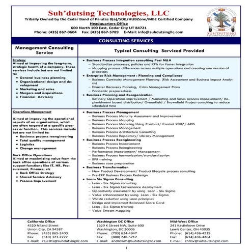 Suhdutsing Consulting Services V1.1