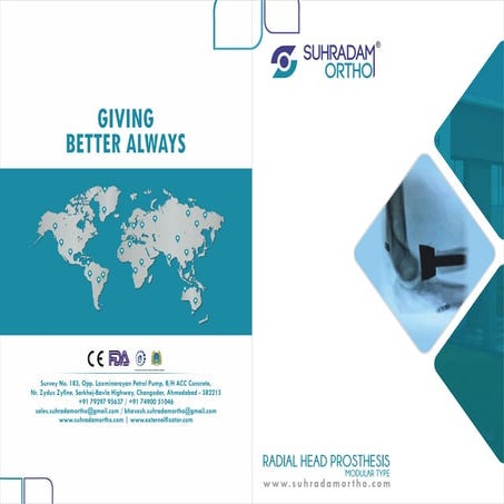Suhradam ortho radial head prosthesis brochure [new]