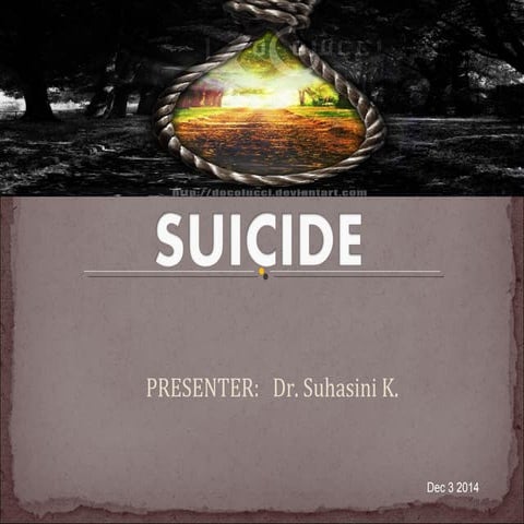 Suicide ppt
