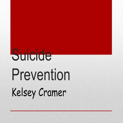 Suicide prevention class