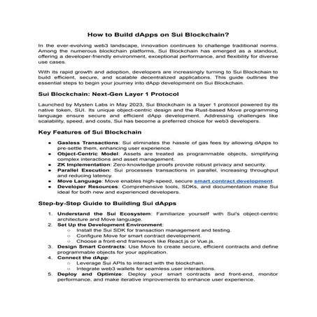 WHAT IS SUI BLOCKCHAIN A SIMPLE BEGINNER S GUIDE TO SUI AND ITS DAPPS visual data 2