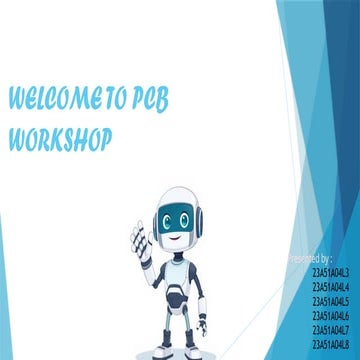 Welcome to the pcb workshop introduction.pptx