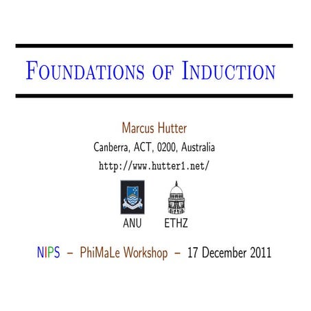 Foundations of Induction