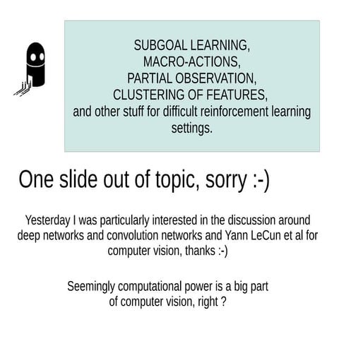 reinforcement learning for difficult settings
