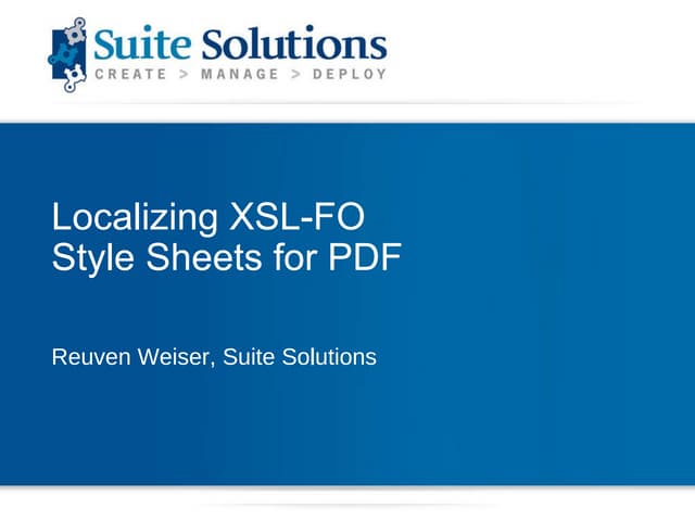 PDF  Localization