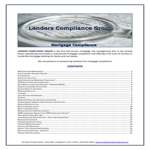 Lenders Compliance Group