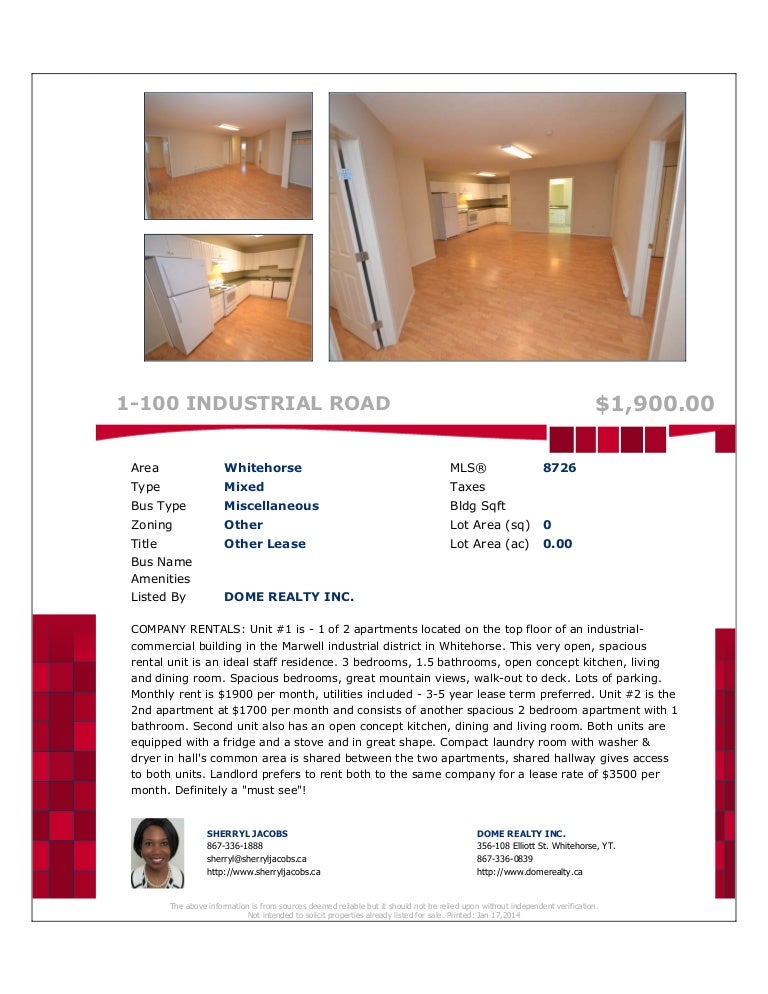 Suite rentals company apartments mls 8726 & 8727