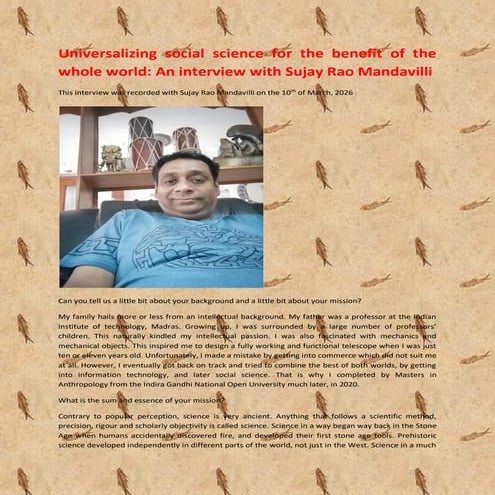 Sujay Rao Mandavilli IUP ICFAI publications | DOCX