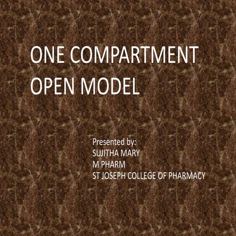 one compartment open model