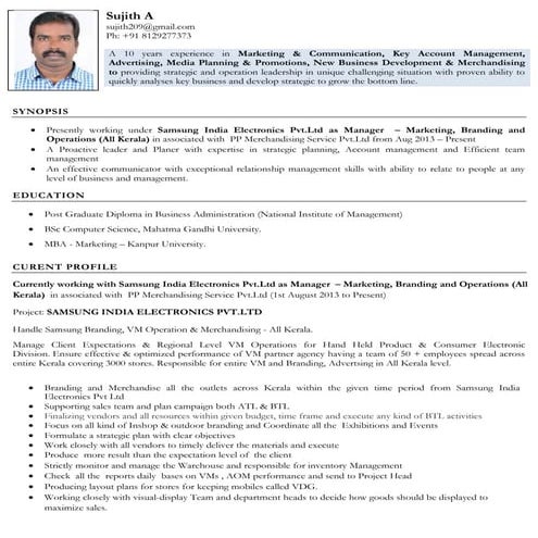 Resume Arvind Pal | DOCX