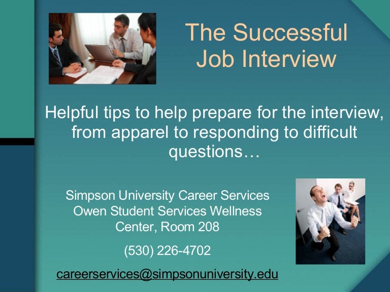 The Successful Job Interview