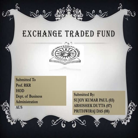 EXCHANGE TRADED FUND