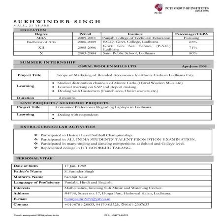 Resume | PDF