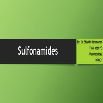 Sulfonamides