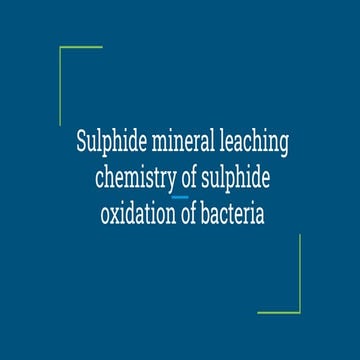 Microbial Desulfurization of Coal ppt .pptx