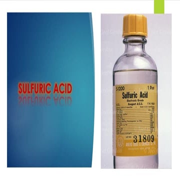 Sulphuric acid..
