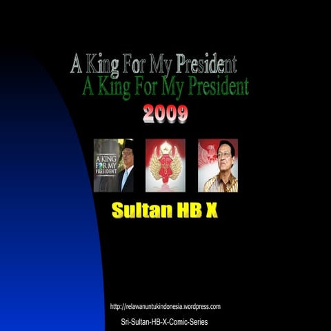 Sultan HB X for Presiden 2009