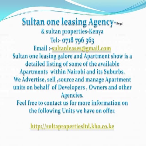 Sultan2013apartments galore