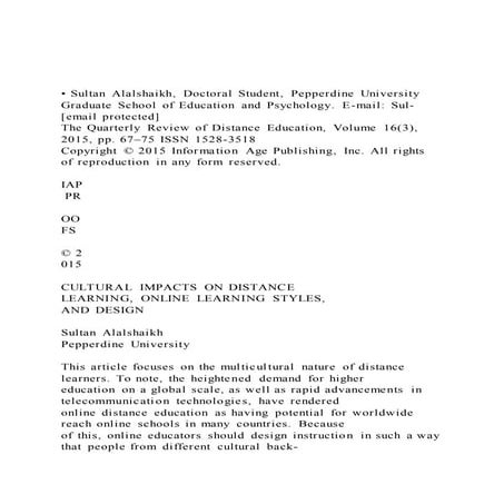 • Sultan Alalshaikh, Doctoral Student, Pepperdine University G