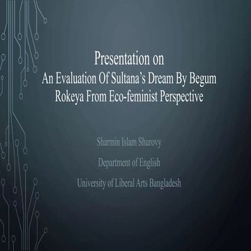 Sultana’s Dream.pptx