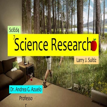 Science Research: Descriptive Research
