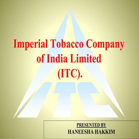 Imperial tobacco company of india limited