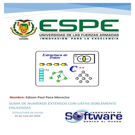 Suma de numeros extensos con listas doblemente enlazadas