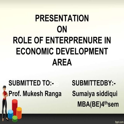 role of enterprenur in economic development
