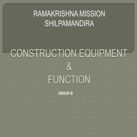 construction equipment by suman